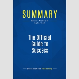Summary: the official guide to success