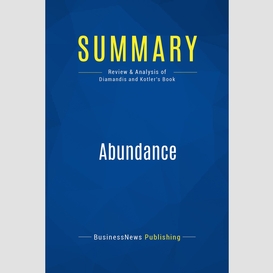Summary: abundance
