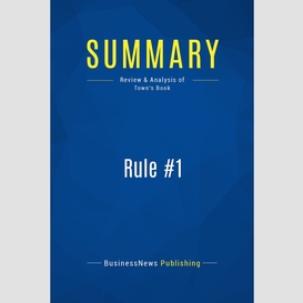 Summary: rule #1