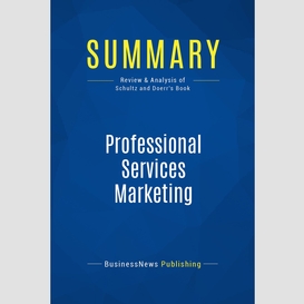 Summary: professional services marketing