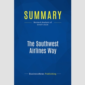 Summary: the southwest airlines way