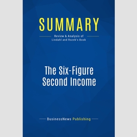 Summary: the six-figure second income