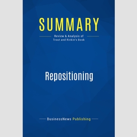 Summary: repositioning