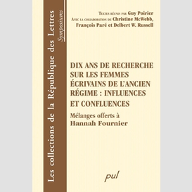 Dix ans de recherche sur les femmes écrivains de l'ancien...