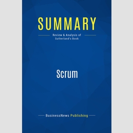 Summary: scrum
