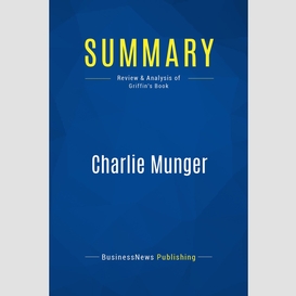 Summary: charlie munger