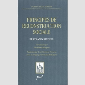 Principes de reconstruction sociale les