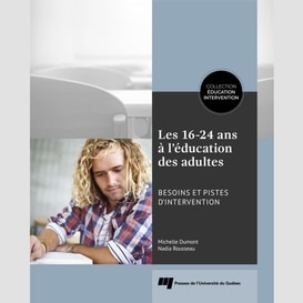 Les 16-24 ans à l'éducation des adultes