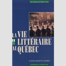 La vie littéraire au québec