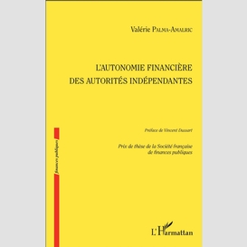 L'autonomie financière des autorités indépendantes