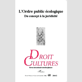 L'ordre public écologique