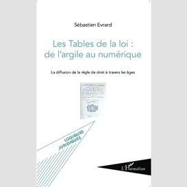 Les tables de la loi : de l'argile au numérique