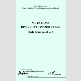 Mutations des relations sociales