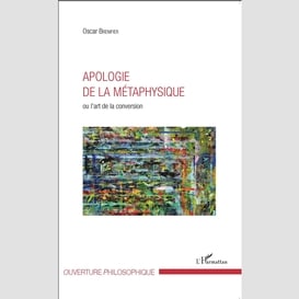 Apologie de la métaphysique