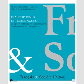 Francophones et plurilinguismes