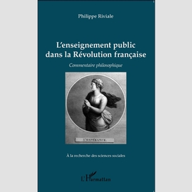 L'enseignement public dans la révolution française