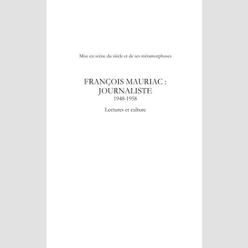 François mauriac : journaliste