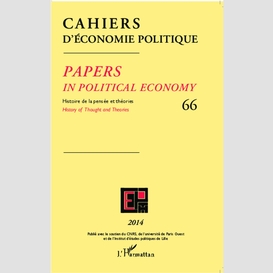 Cahiers d'économie politique 66