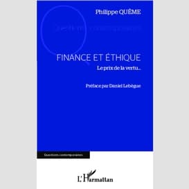 Finance et éthique