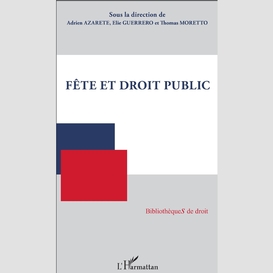 Fête et droit public