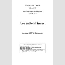 Les antiféminismes