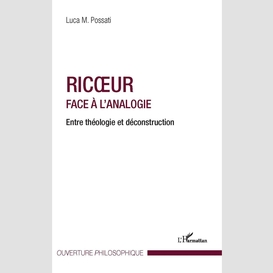 Ricoeur face à l'analogie