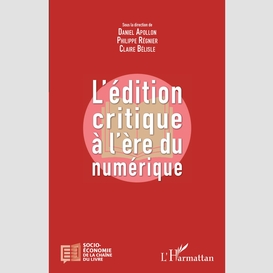 L'édition critique à l'ère numérique