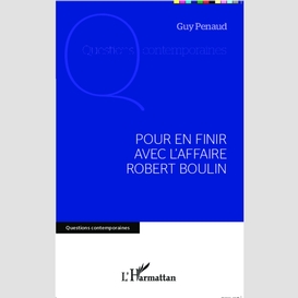 Pour en finir avec l'affaire robert boulin