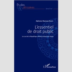 L'essentiel de droit public