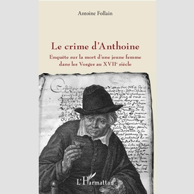 Le crime d'anthoine