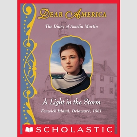 A light in the storm: the diary of amelia martin, fenwick island, delaware, 1861 (dear america)