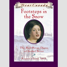 Dear canada: footsteps in the snow