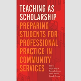 Teaching as scholarship