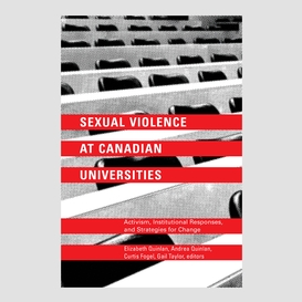 Sexual violence at canadian universities