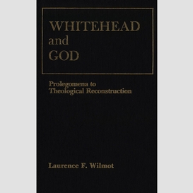 Whitehead and god