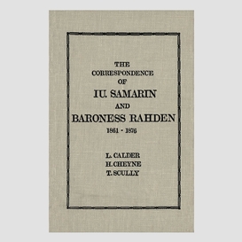 The correspondence of iu samarin and baroness rahden