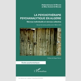 La psychothérapie psychanalytique en algérie