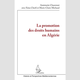 La promotion des droits humains en algérie