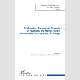 Employment, training and research in psychiatry and mental health