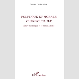 Politique et morale chez foucault