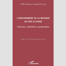 L'enseignement de la musique en côte d'ivoire