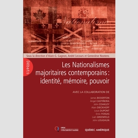 Les nationalismes majoritaires contemporains: identité, mémoire, pouvoir