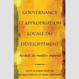 Gouvernance et appropriation locale du développement