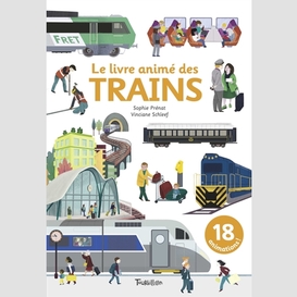 Livre anime des trains (le)