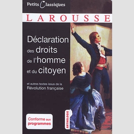 Declaration des droits de l'homme et du