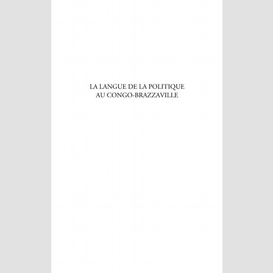 La langue de la politique au congo-brazzaville