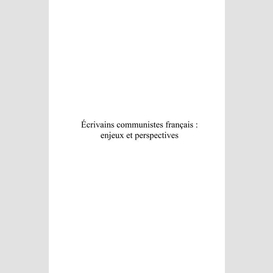 Ecrivains communistes français