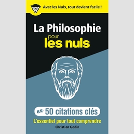 Philosophie (la) pour nuls