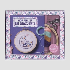 Mon atelier broderie (coffret)