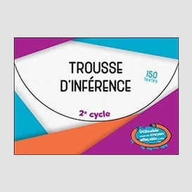 Trousse d'inference 2e cycle